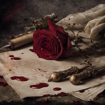 Free Withered Rose illustration and picture