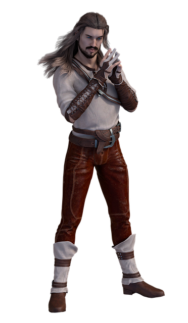 Free Man Character illustration and picture