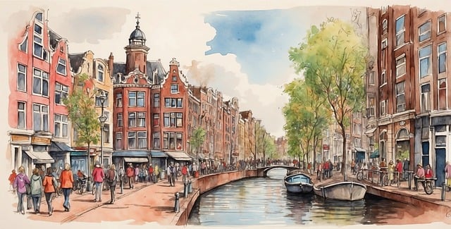 Ai Generiert, Stadt, Brücke, Urban