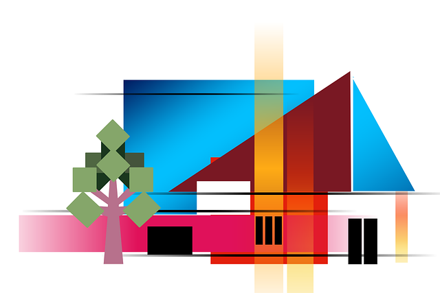 Download free HD stock image of House Building Free house building architecture illustration