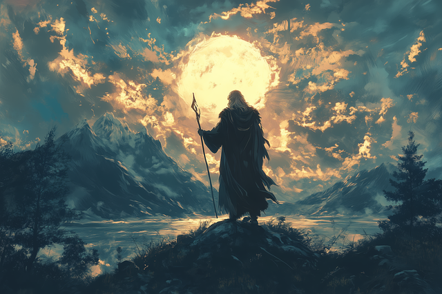 Odin, Wikinger, Norse, Gott, Valhalla