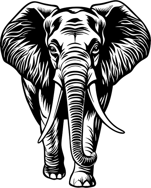 Free Elephant Wildlife vector and picture