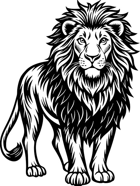 Free Lion Animal vector and picture