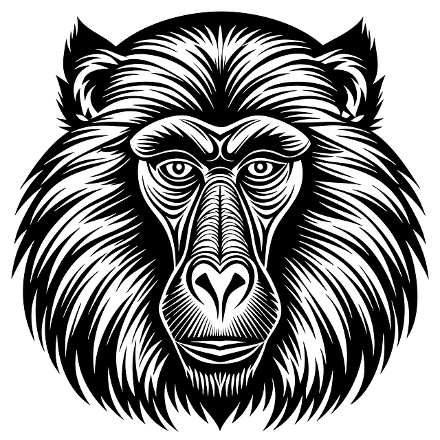 Free Monkey Baboon vector and picture