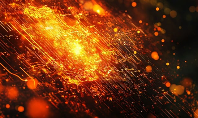 Free ai generated technology digital illustration