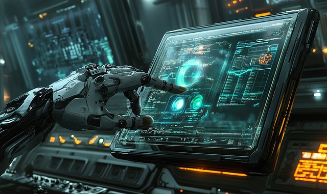 Download Ai Generated, Futuristic, Touchscreen. Royalty-Free Stock ...