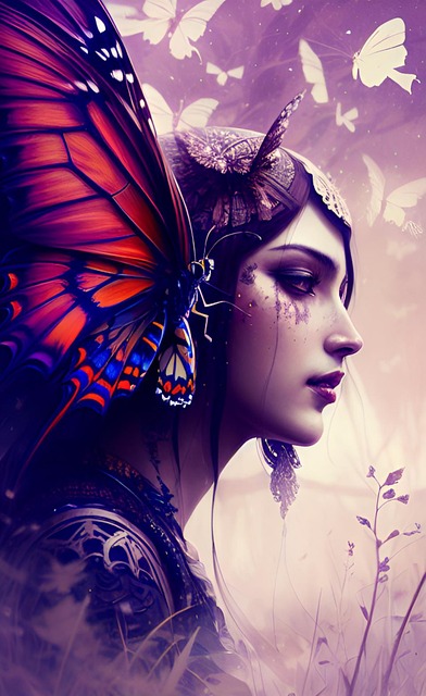 Free Ai Butterfly illustration and picture