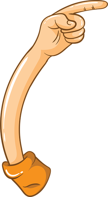 Free direction pointing turning vector