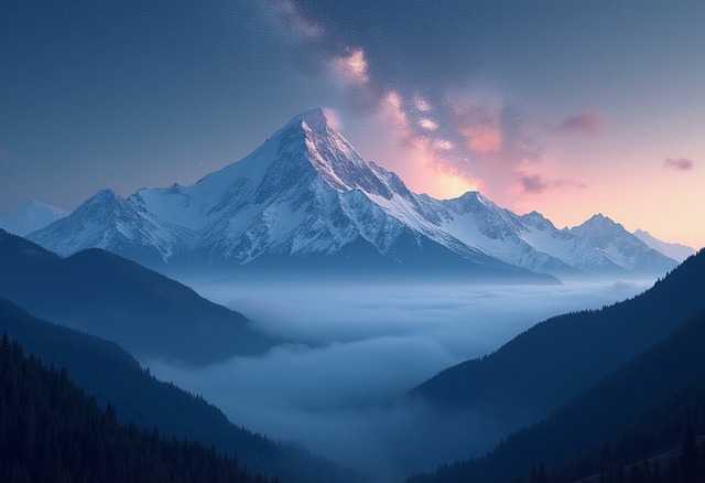 Free Mountains Snow illustration and picture
