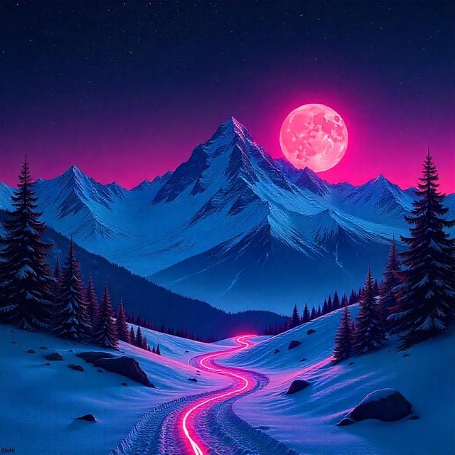 Free Mountains Snow illustration and picture