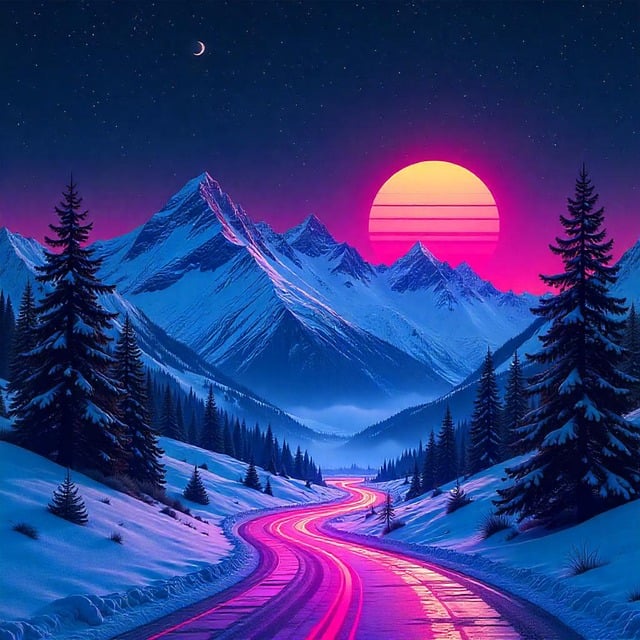 Free Mountains Snow illustration and picture