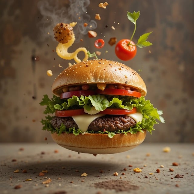 Ai Generert, Burger, Hamburger, Mat