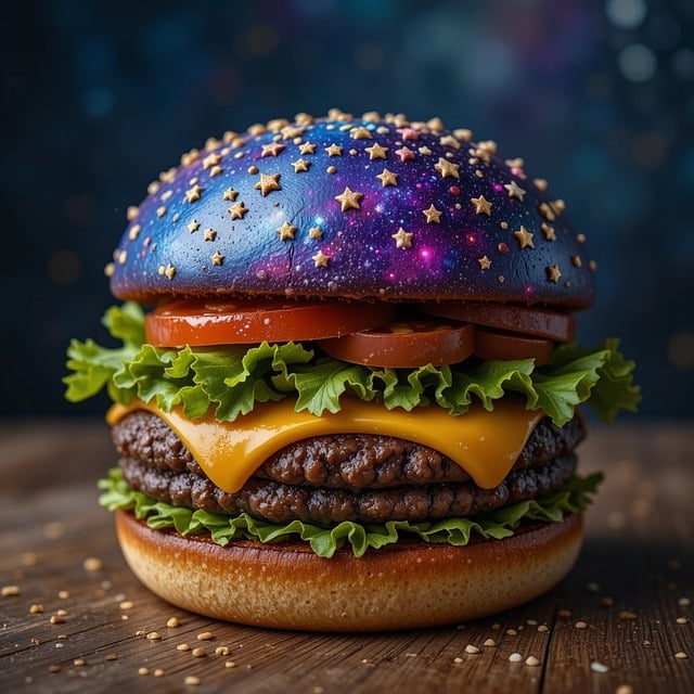 Ai Generert, Burger, Hamburger, Bolle
