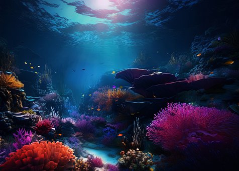 Korallen, Unterwasser, Riff, Natur, Meer