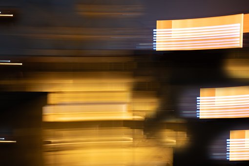 Free Colored Lights Light Streaks photo and picture