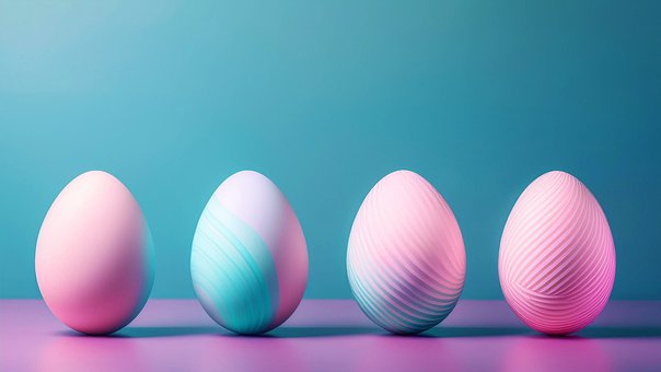 Ostereier, Eier, Ostern, Ferien