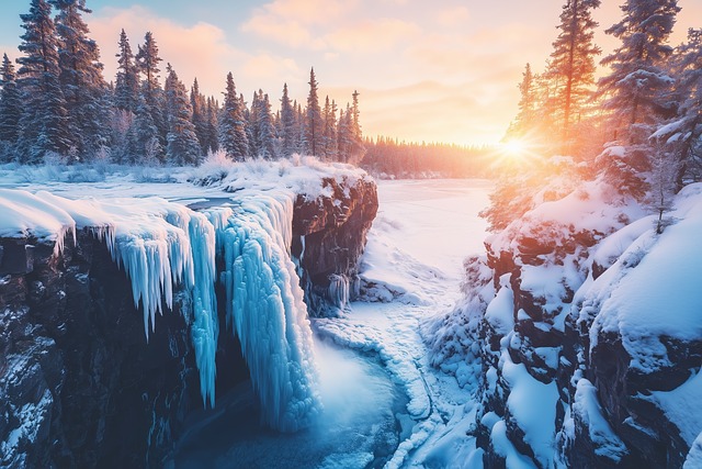 Ai Generiert, Winter, Gefroren, Eis