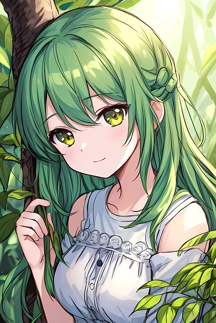 Free Sloth Anime Girl illustration and picture