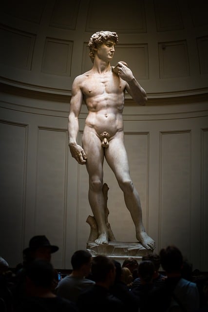 Florence, Italië, Standbeeld