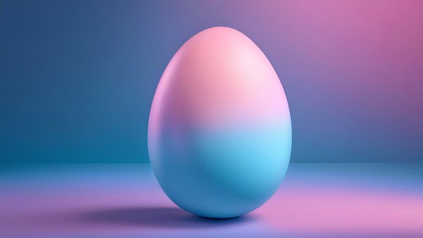 Ei, Osterei, Ostern, Ferien, Pastell