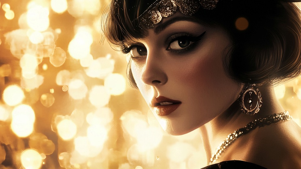 Download Ai Generated, Woman, Flapper. Royalty-Free Stock Illustration ...