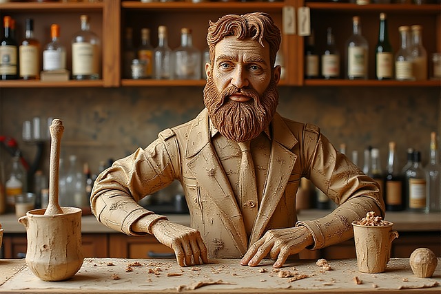 Ai Genereret, Bar, Skulptur, Bartender
