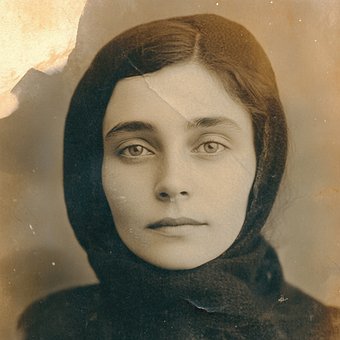 Retrato, Textura, Grunge, Fotografía