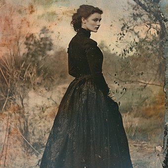 Vdo, Retrato, Victoriano, Textura