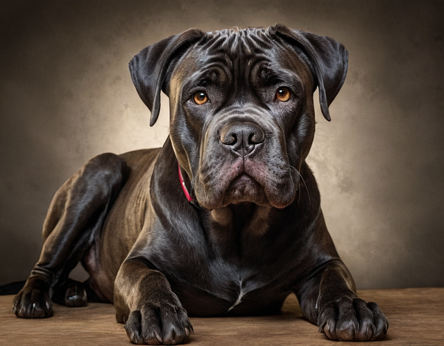 Free ai generated cane corso mastiff illustration