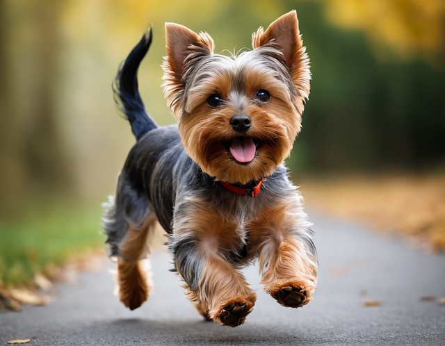 Free ai generated yorkshire terrier yorkshire illustration