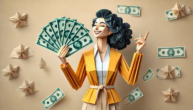 Ai Gerado, Origami, Arte Em Papel