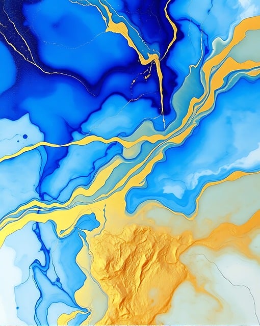 Free ai generated abstract blue illustration