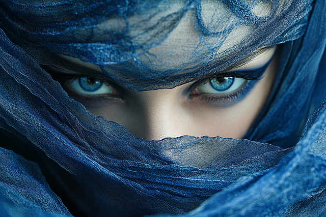 Free ai generated woman veil illustration