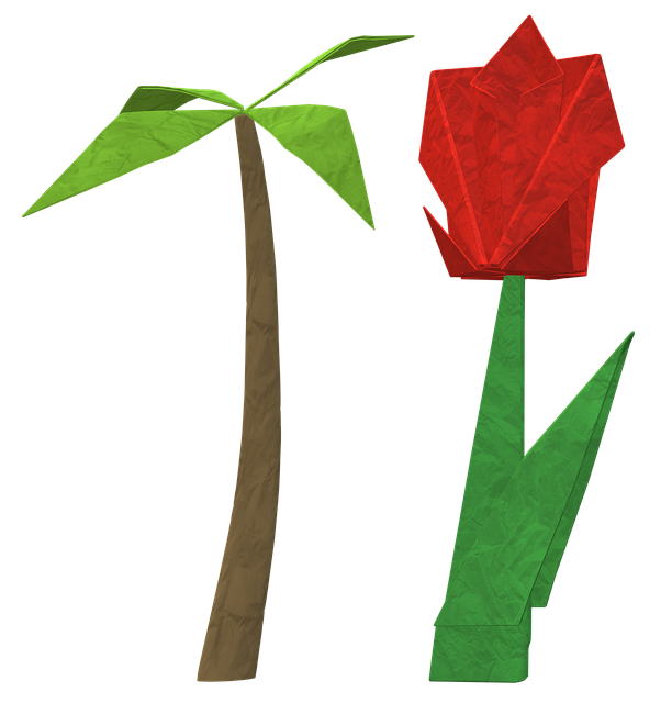Free palm tree tropical exotic illustration