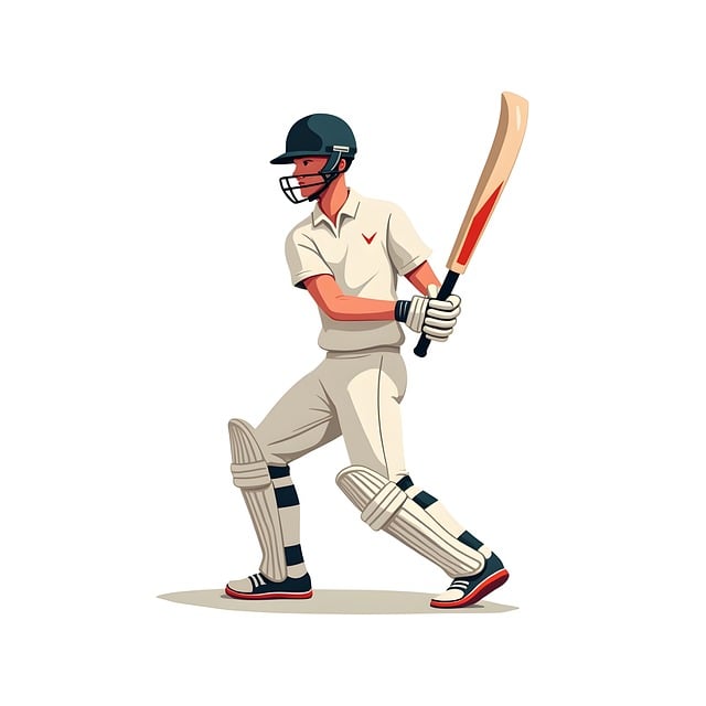 Free ai generated cricket bat illustration