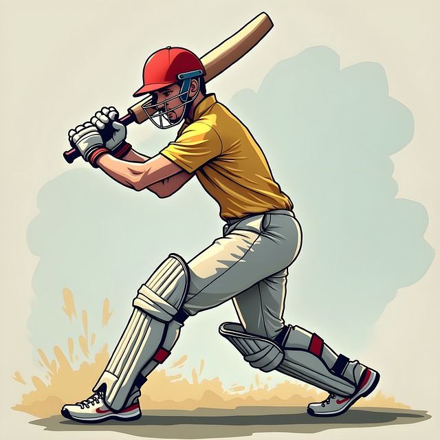 Free ai generated cricket bat illustration