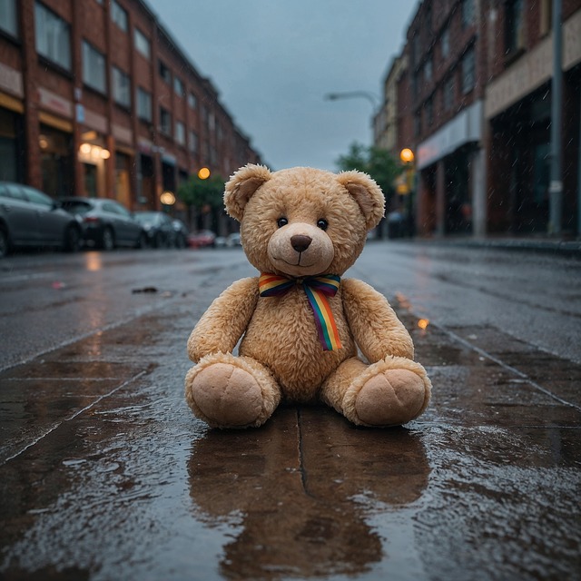 Free bear stuffed toy bear cub illustration