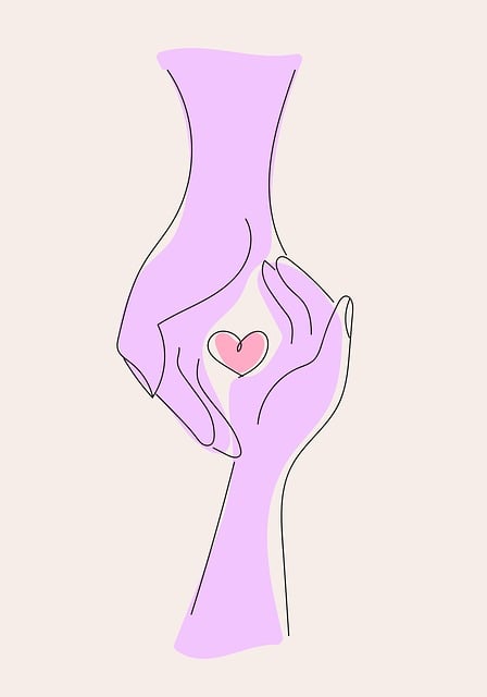 Free love hands parts illustration