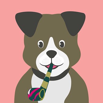 Free Happy Dog vector and picture