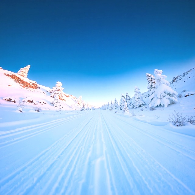 Free Road Winter illustration and picture