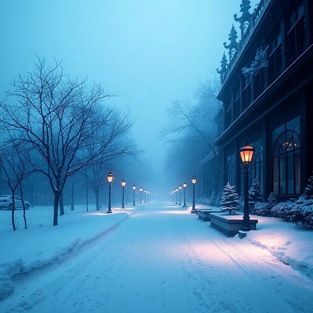 Free Road Winter illustration and picture