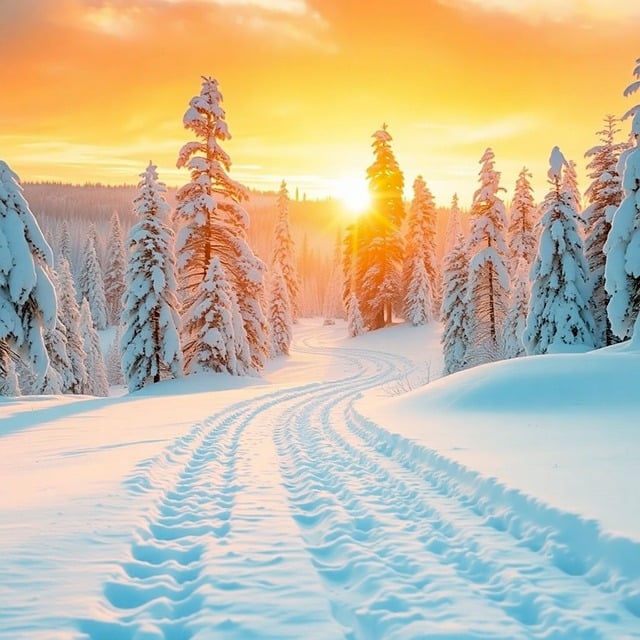 Free Beautiful Cold illustration and picture