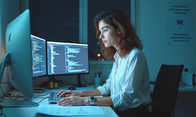 Free Office Working illustration and picture