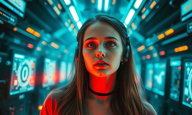 Free Woman Sci-Fi illustration and picture