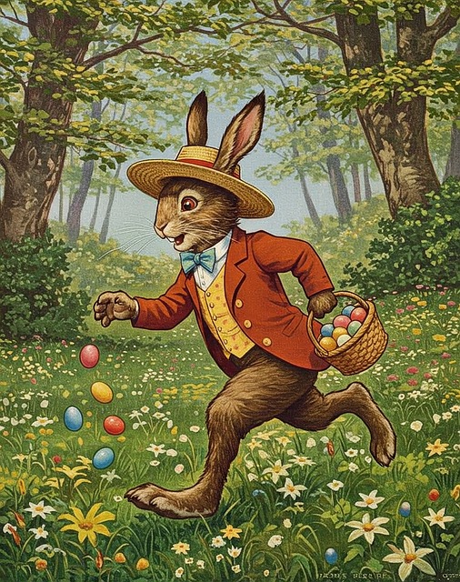 Pascua De Resurrección, Conejito, Huevos