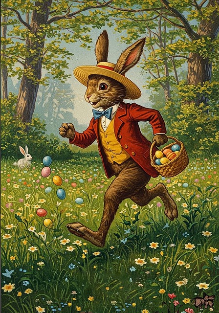 Conejo De Pascua, Canasta De Pascua