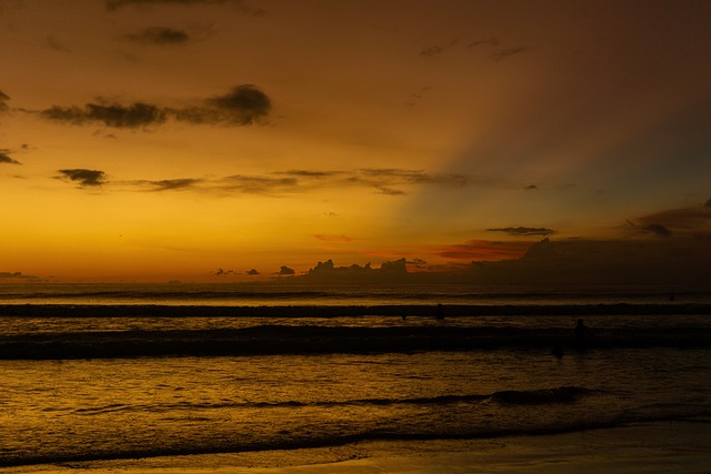 Free Sunset Beach photo and picture