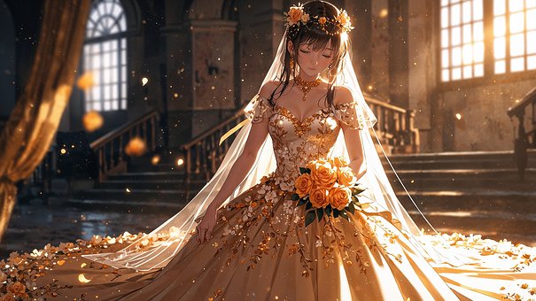 Radiante, Novia, Eternidad, Dorado