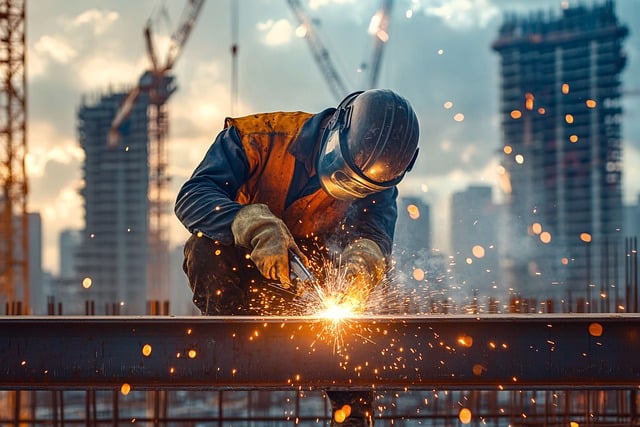 Free ai generated welder welding illustration