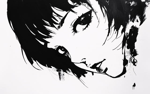 Free ai generated woman ashamed illustration